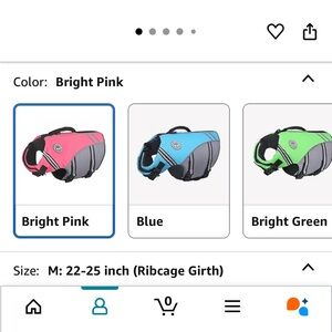 Pinkish Red  and Gray Pet Safety Vest